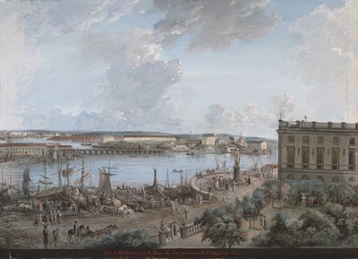 View of Stockholm from the Royal Palace by Elias Martin